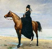 Asher Brown Durand Equestrian Portrait of Mademoiselle Croizette china oil painting artist